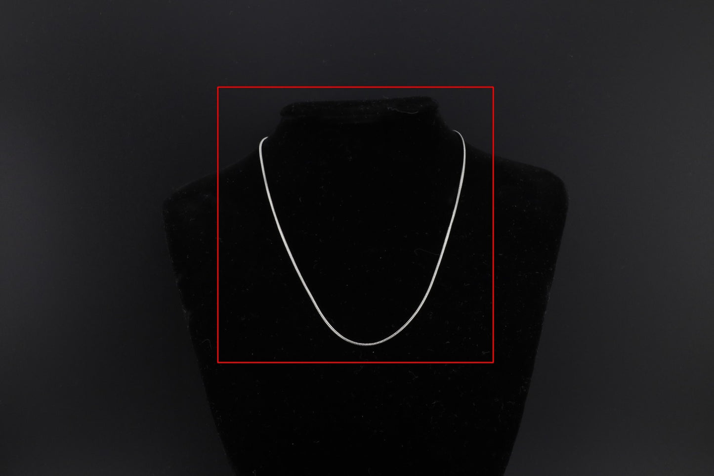 Konvolut 4 Stück - Schlangenkette 40cm