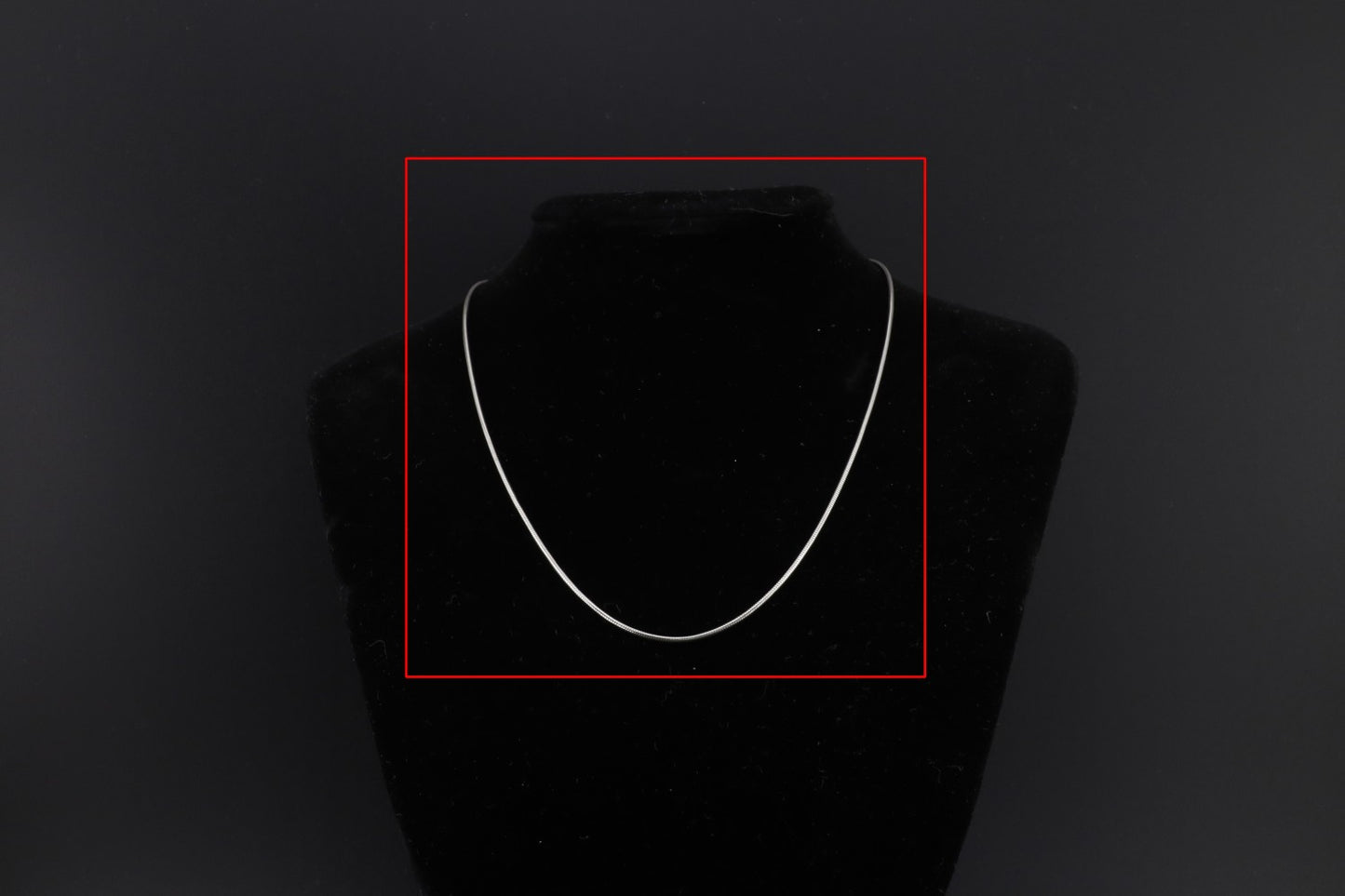 Konvolut 4 Stück - Schlangenkette 40cm