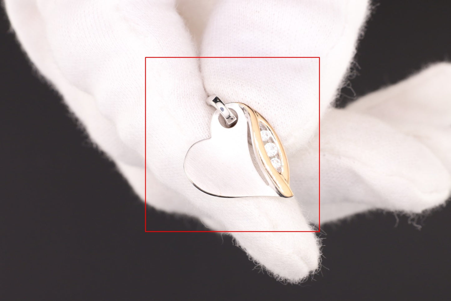 Anhänger Herz Zirkonia