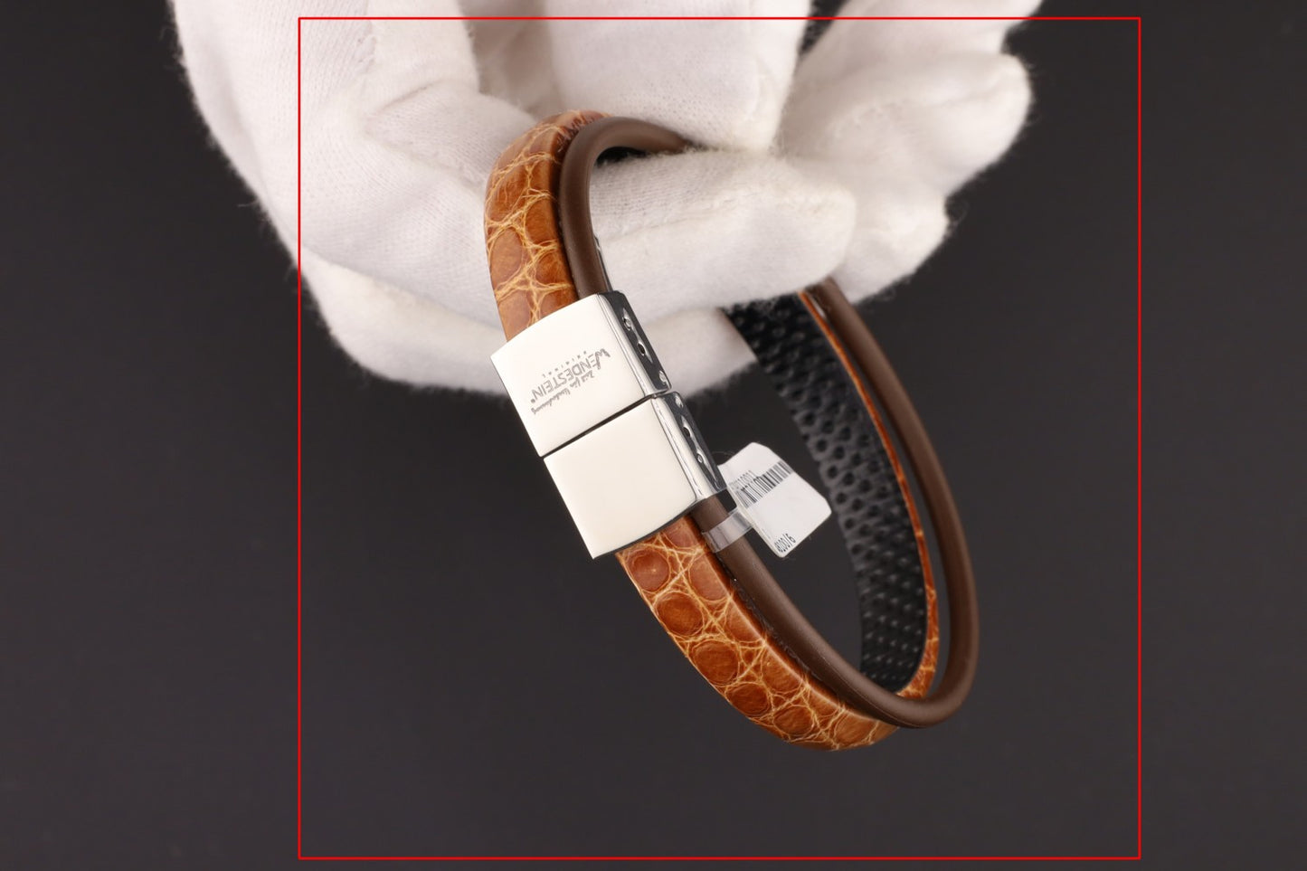 Armband Wendestein Alligator marone