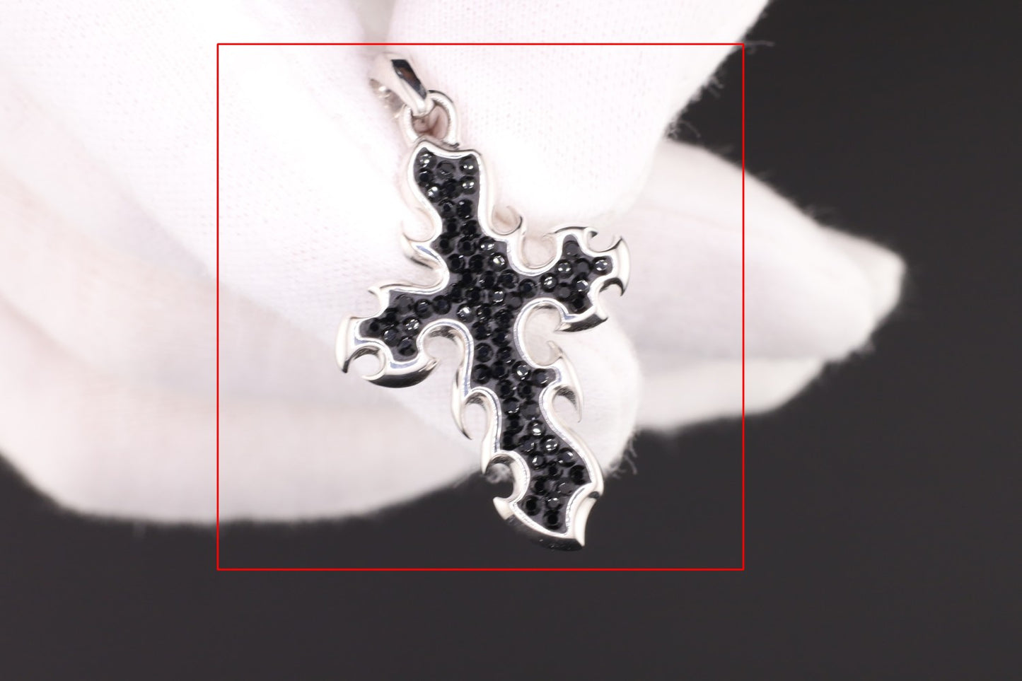 Anhänger Kreuz Zirkonia