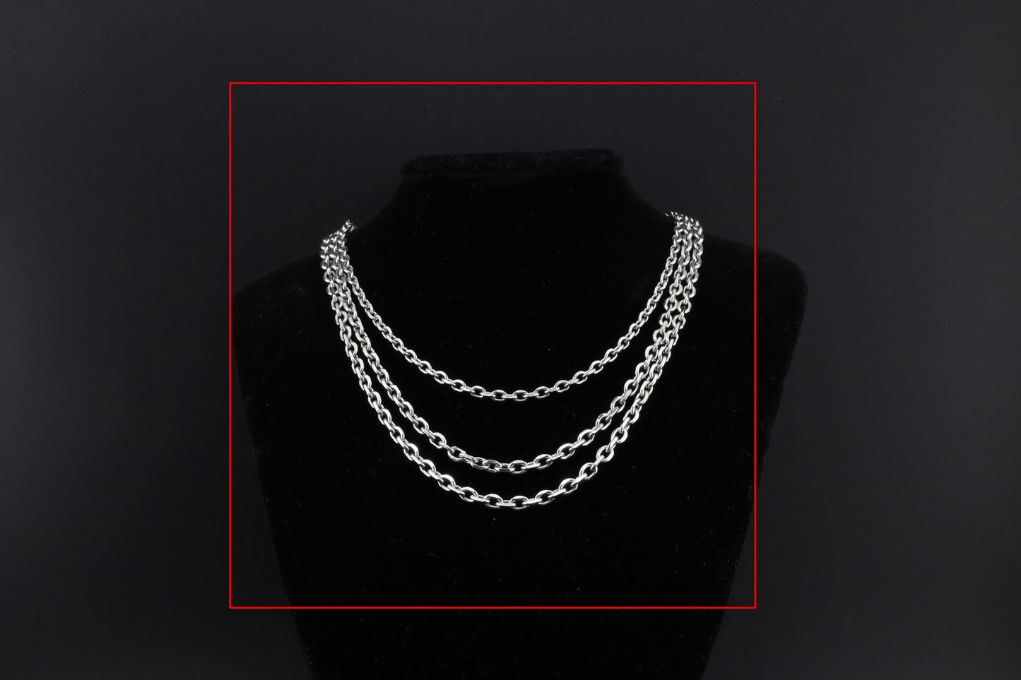 Konvolut 3 Stück - Ankerkette 45cm