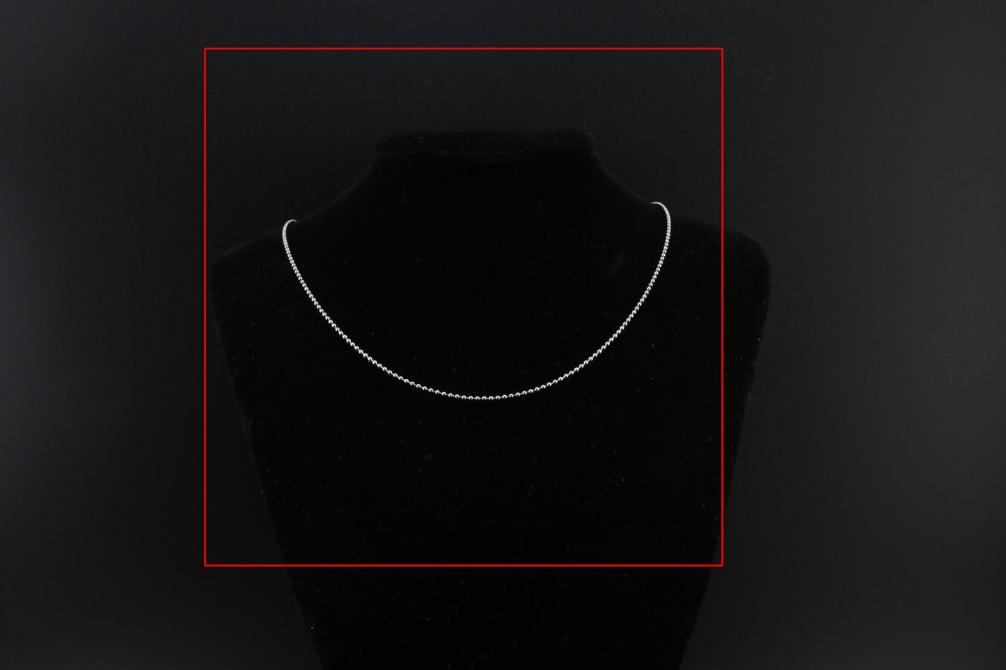 Konvolut 15 Stück - Kugelkette 50cm