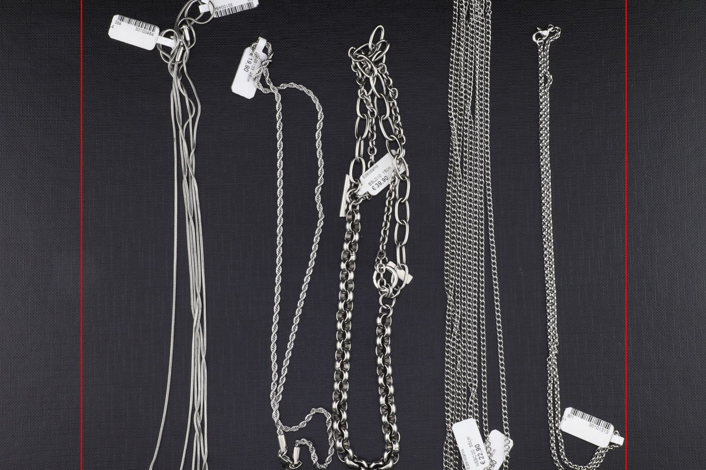 Konvolut 10 Stück - Stahlkette