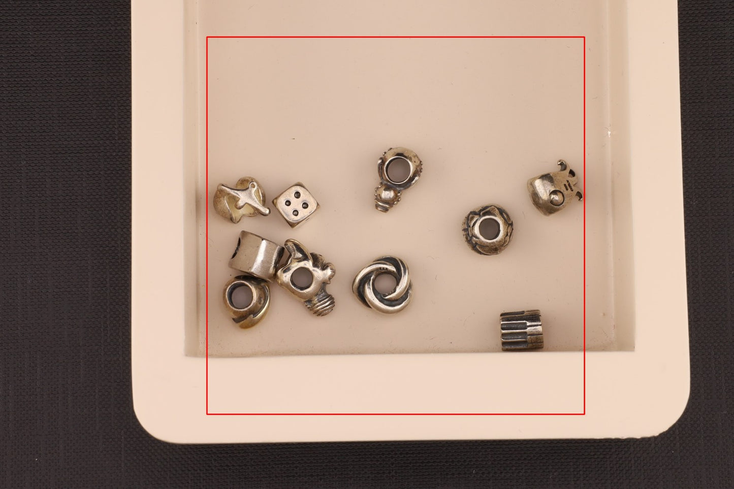 Konvolut Silverbeads - ca. 10 Stück