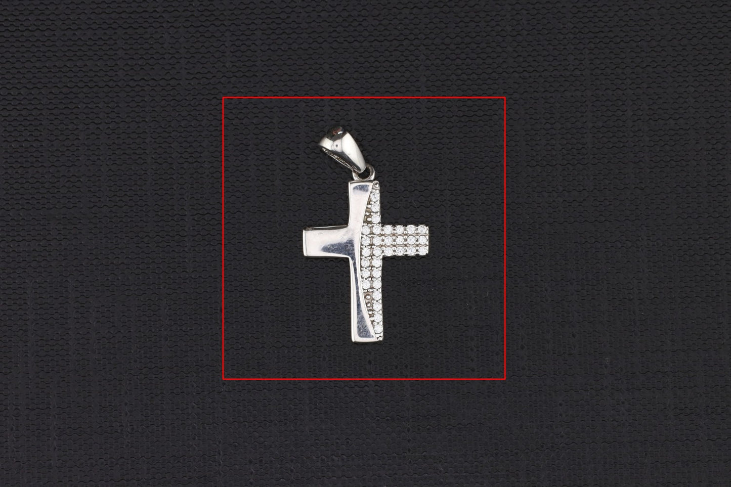 Anhänger Kreuz Zirkonia