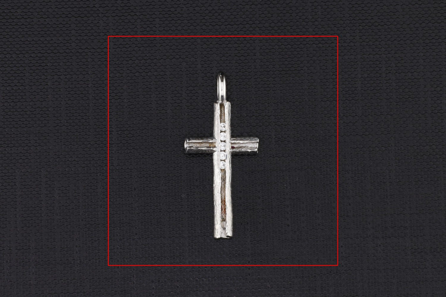 Anhänger Kreuz Zirkonia