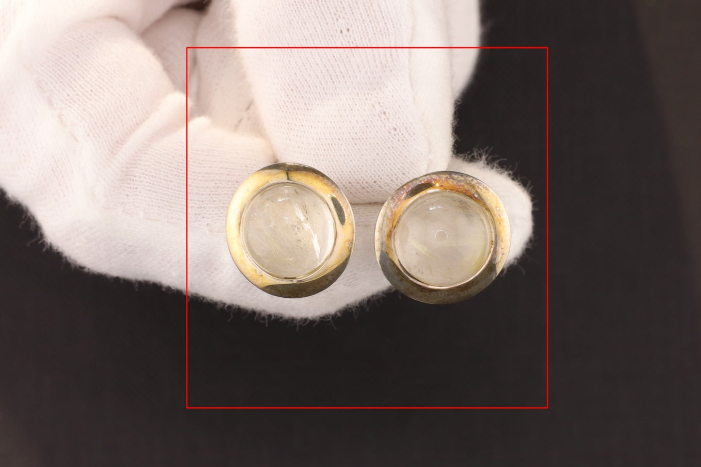 Ohrstecker Rutilquarz