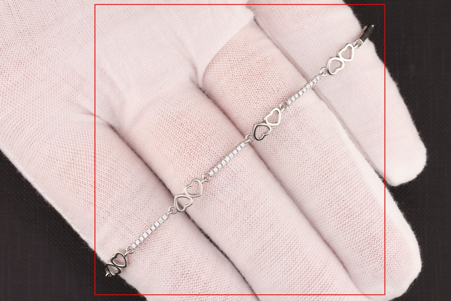 Armband Zirkonia Herz