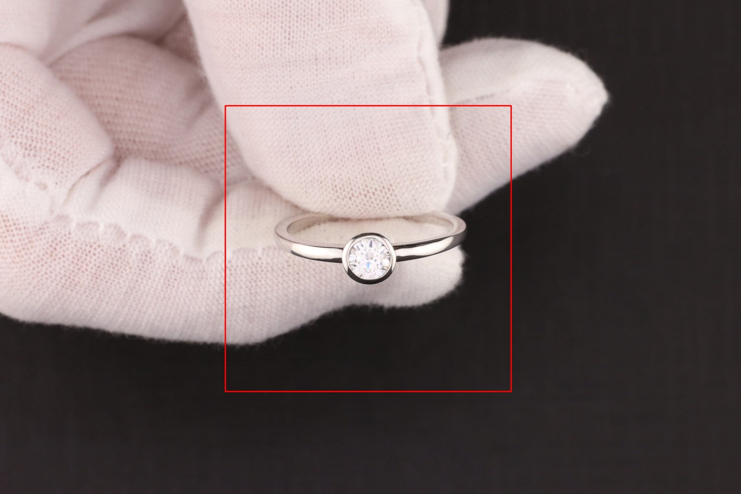 Ring Zirkonia - Größe / Maß 58