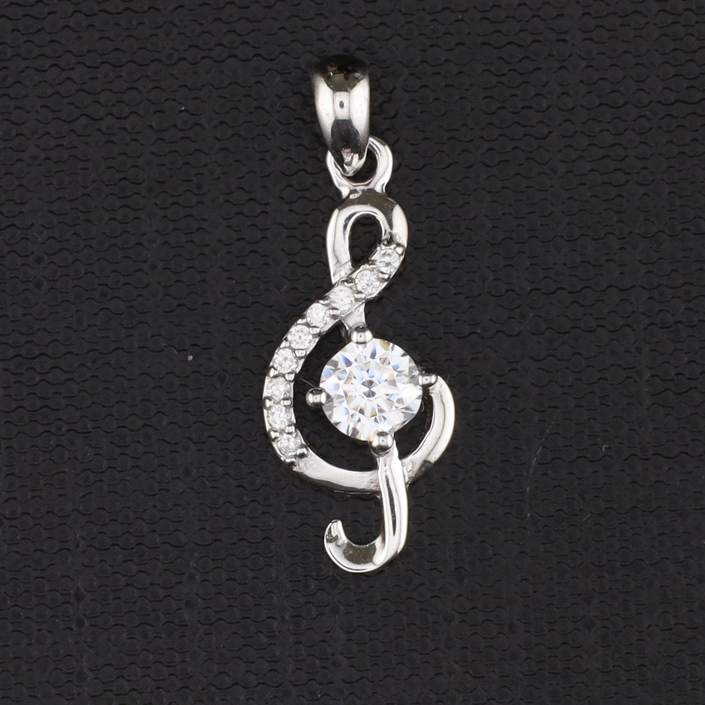 Anhänger Notenschlüss Zirkonia