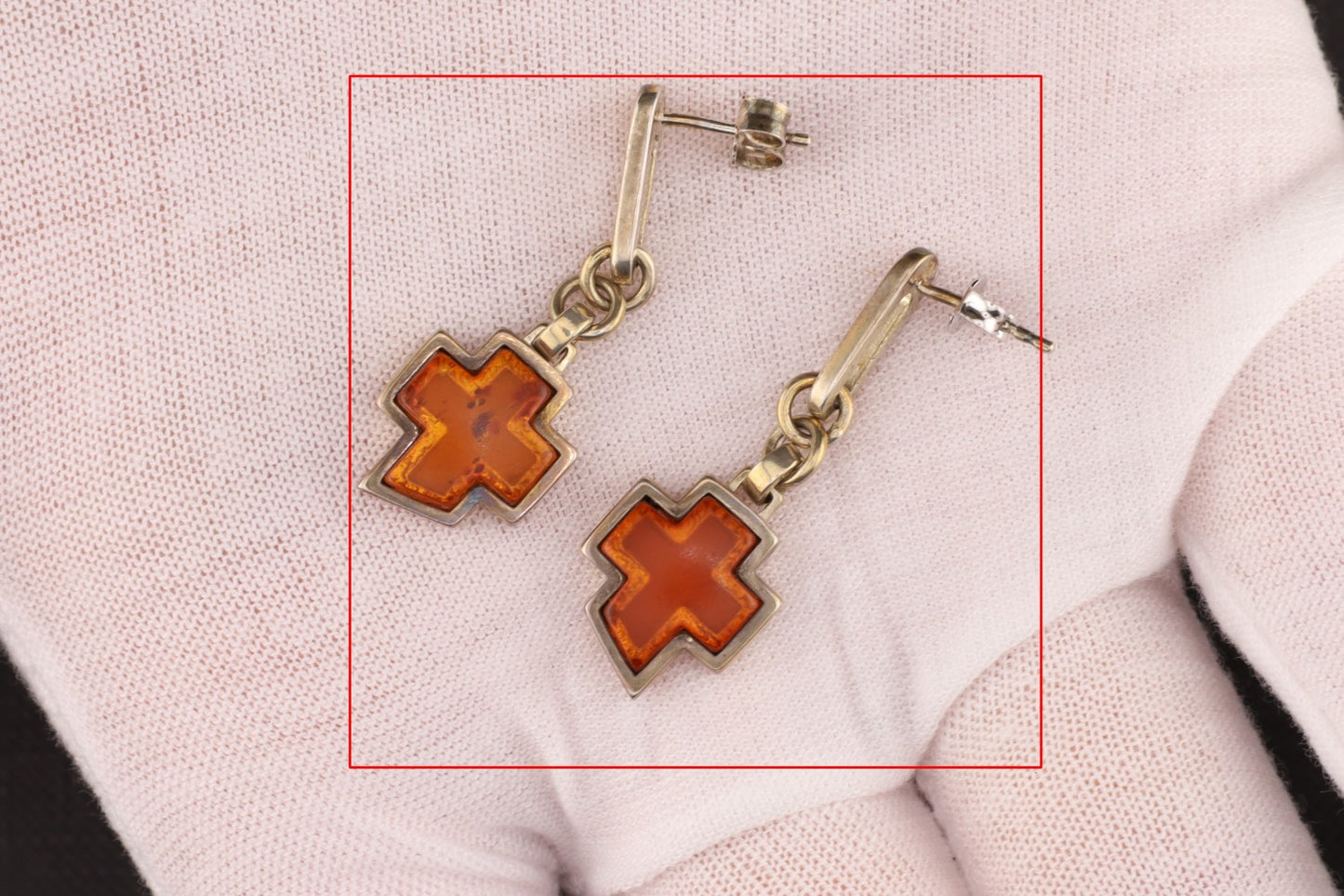 Ohrstecker Bernstein