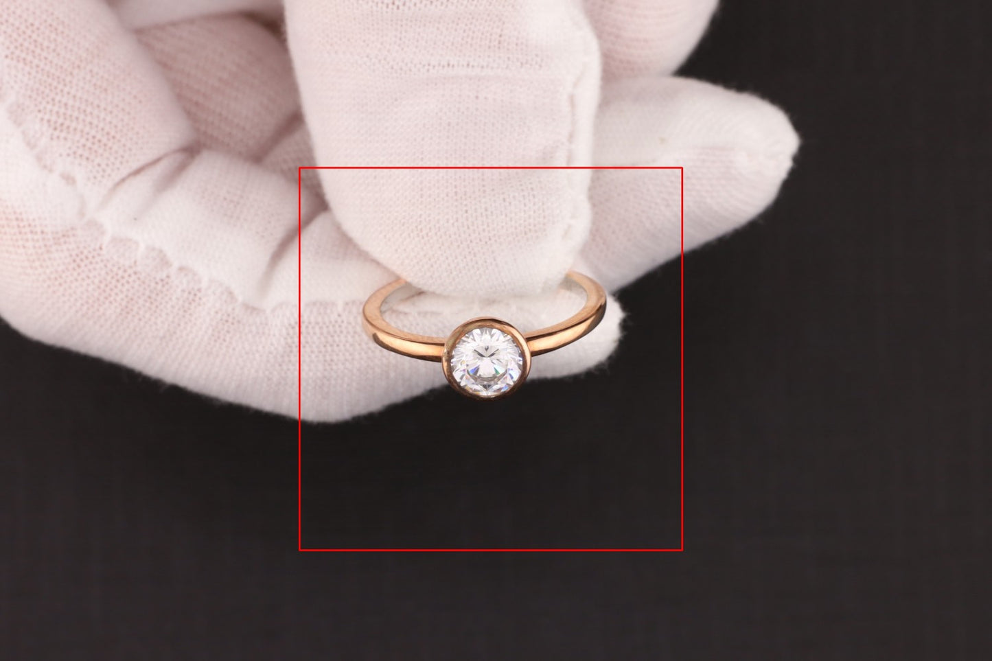 Ring Zirkonia - Größe / Maß 54