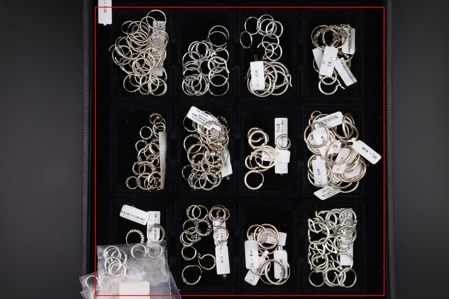 Konvolut Ohringe 125 Paar