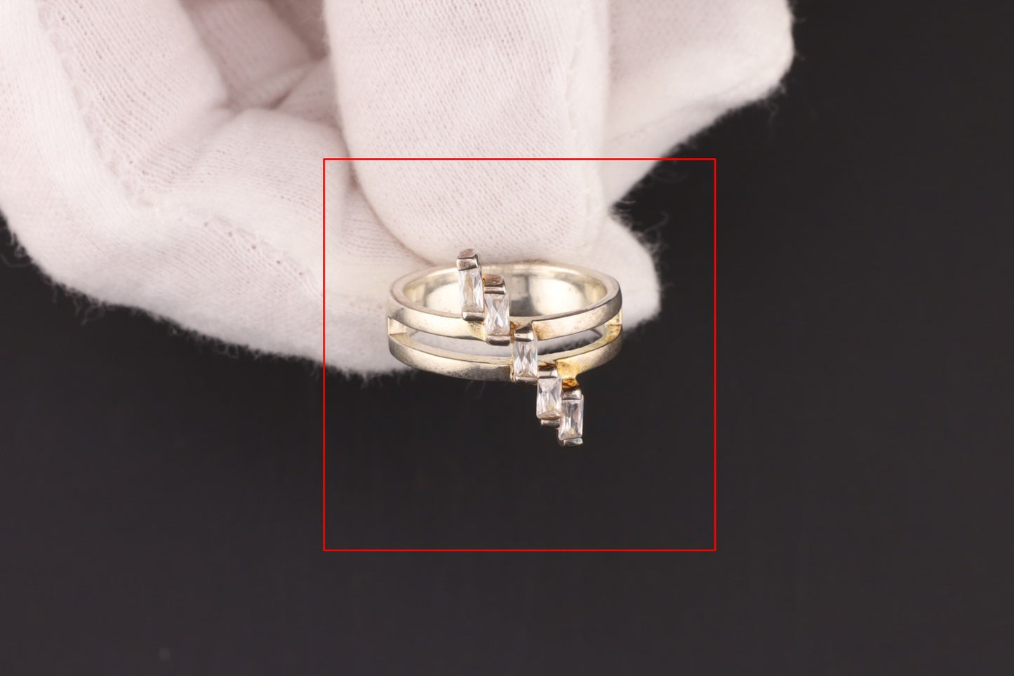 Ring Zirkonia - Größe / Maß 55