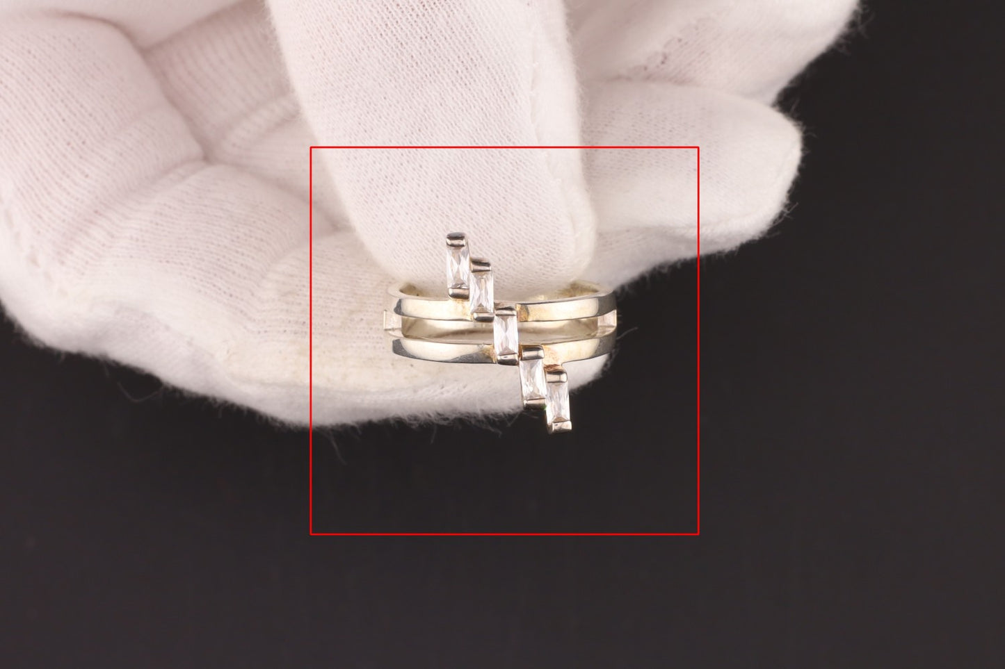 Ring Zirkonia - Größe / Maß 55