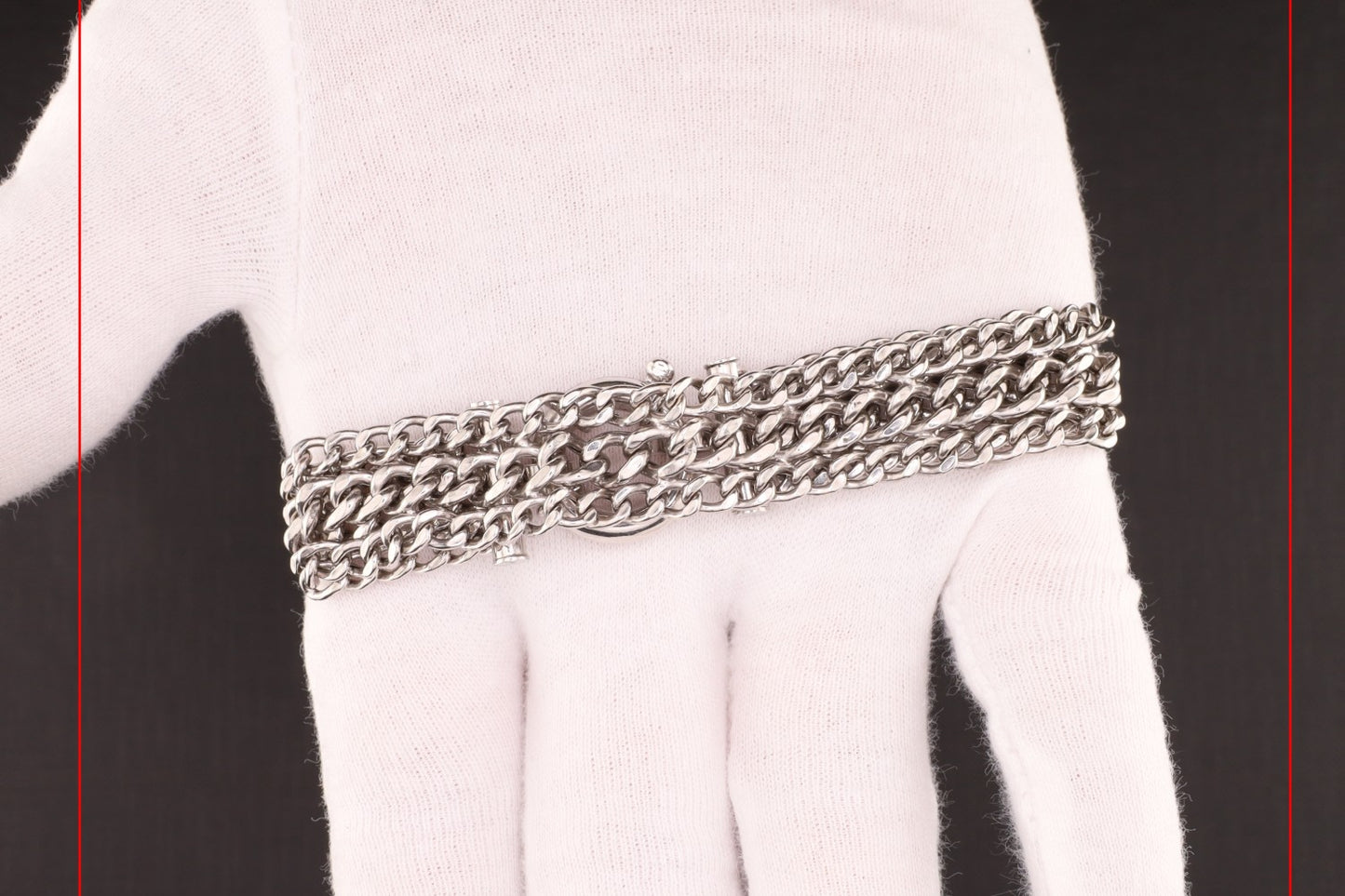 Panzerarmband 3reihig 19cm