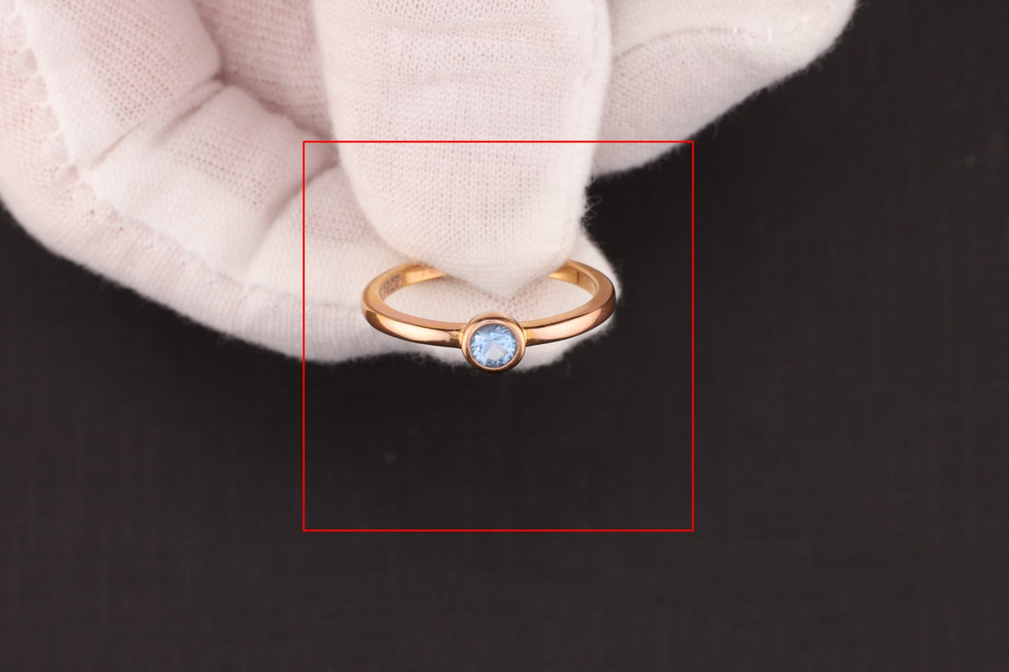 Ring Bl - Größe / Maß 58