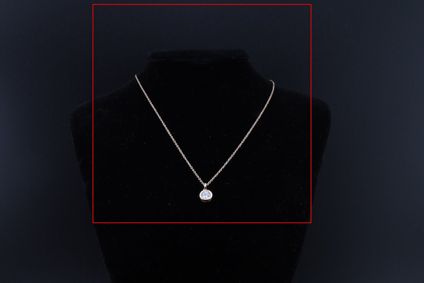 Collier Zirkonia rosé 40-45c