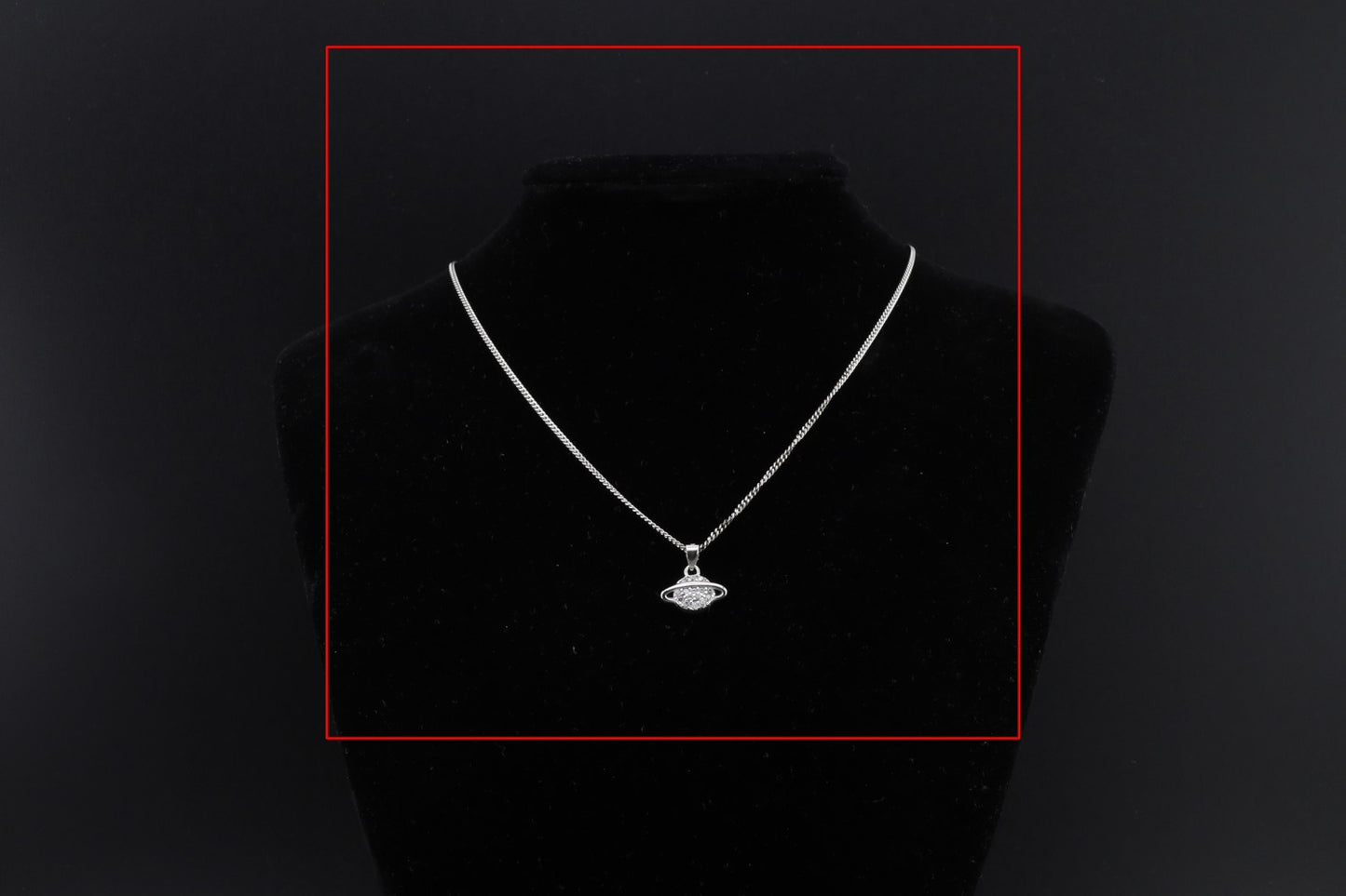 Collier Planet Zirkonia