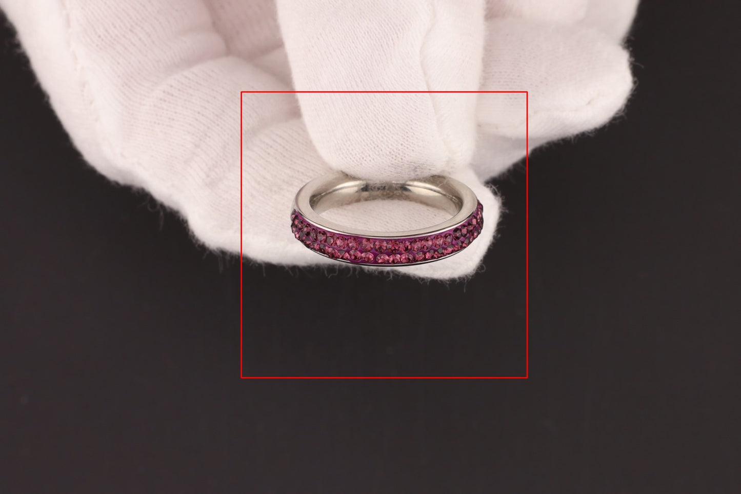 Ring mit Stein(en) - Größe / Maß 54