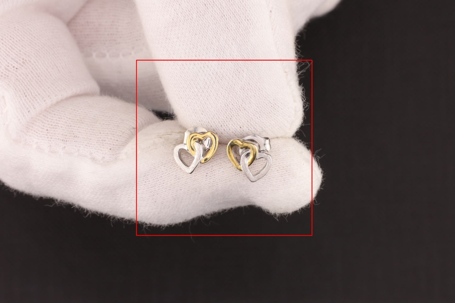 Ohrstecker Doppelherz bico