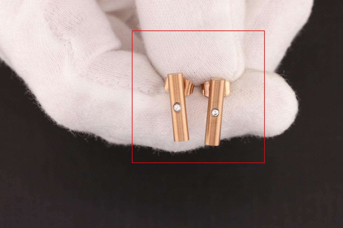 Ohrstecker Titan rose Stab