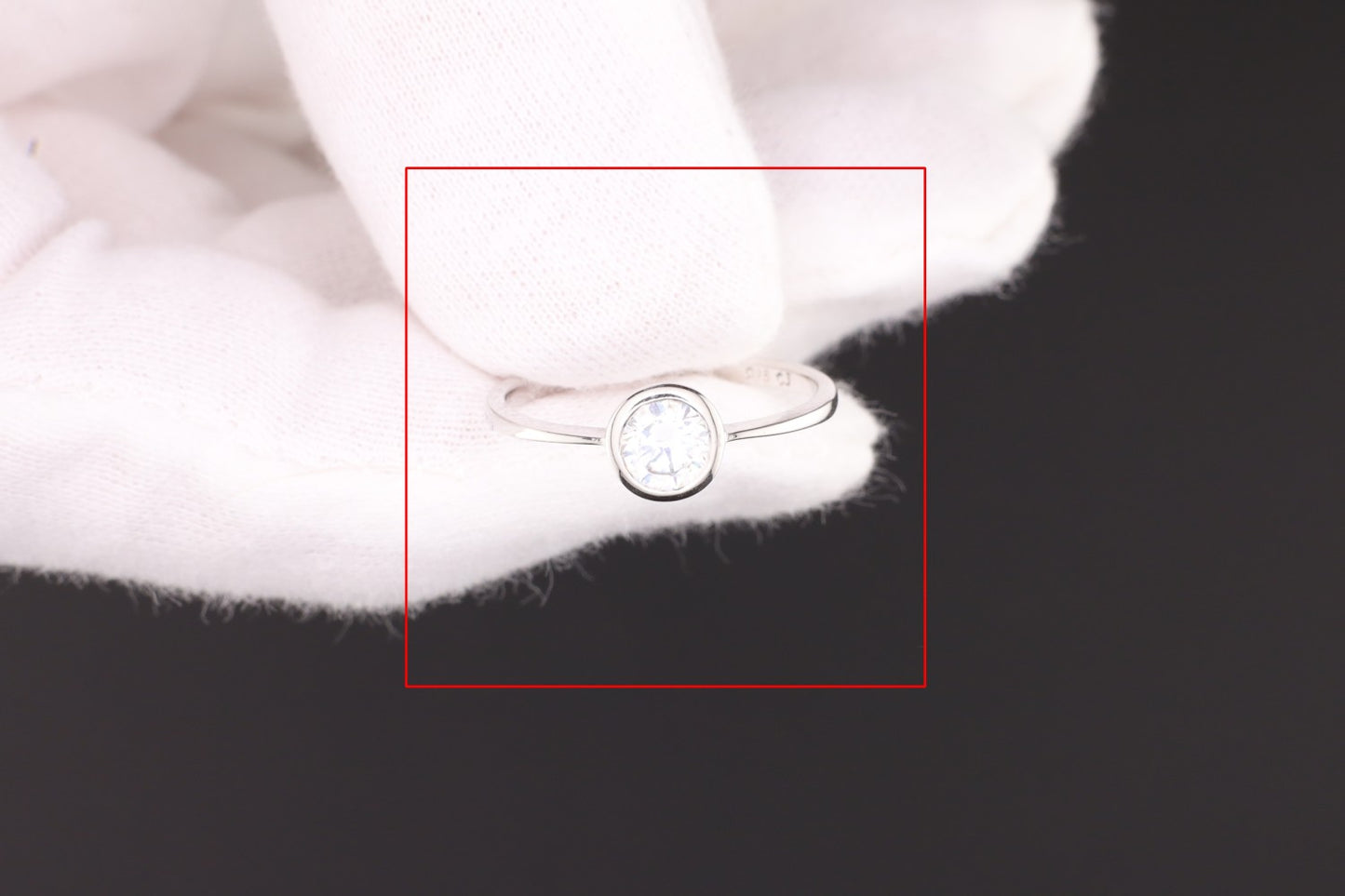 Ring Zirkonia - Größe / Maß 54