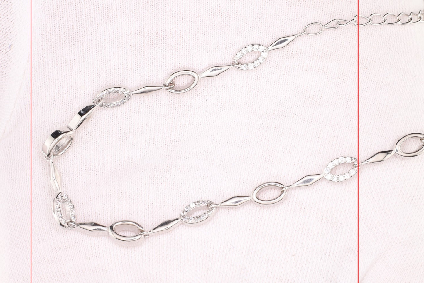 Armband Zirkonia oval