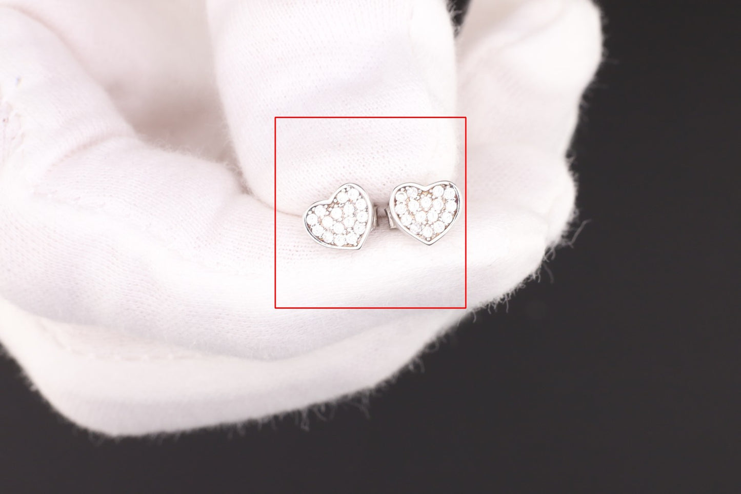 Ohrstecker Herz Zirkonia