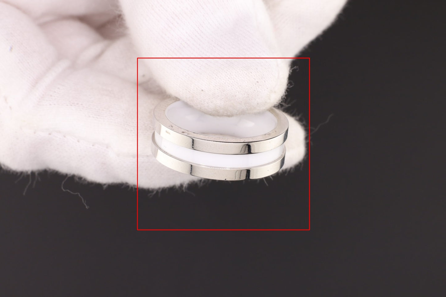 Ring Ceramic-Edelstein Steine - Größe / Maß 55