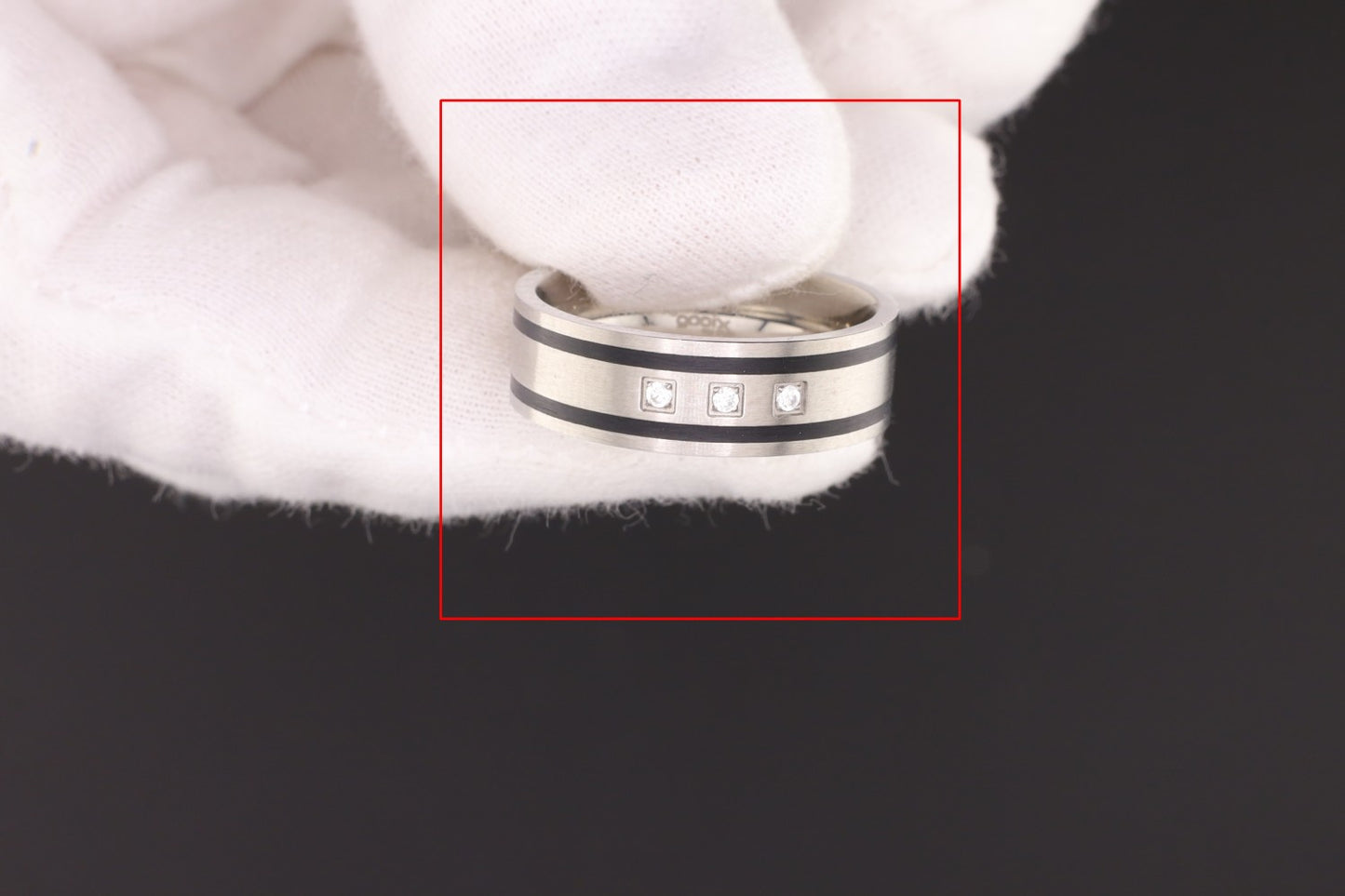 Ring mit Stein(en) - Größe / Maß 59