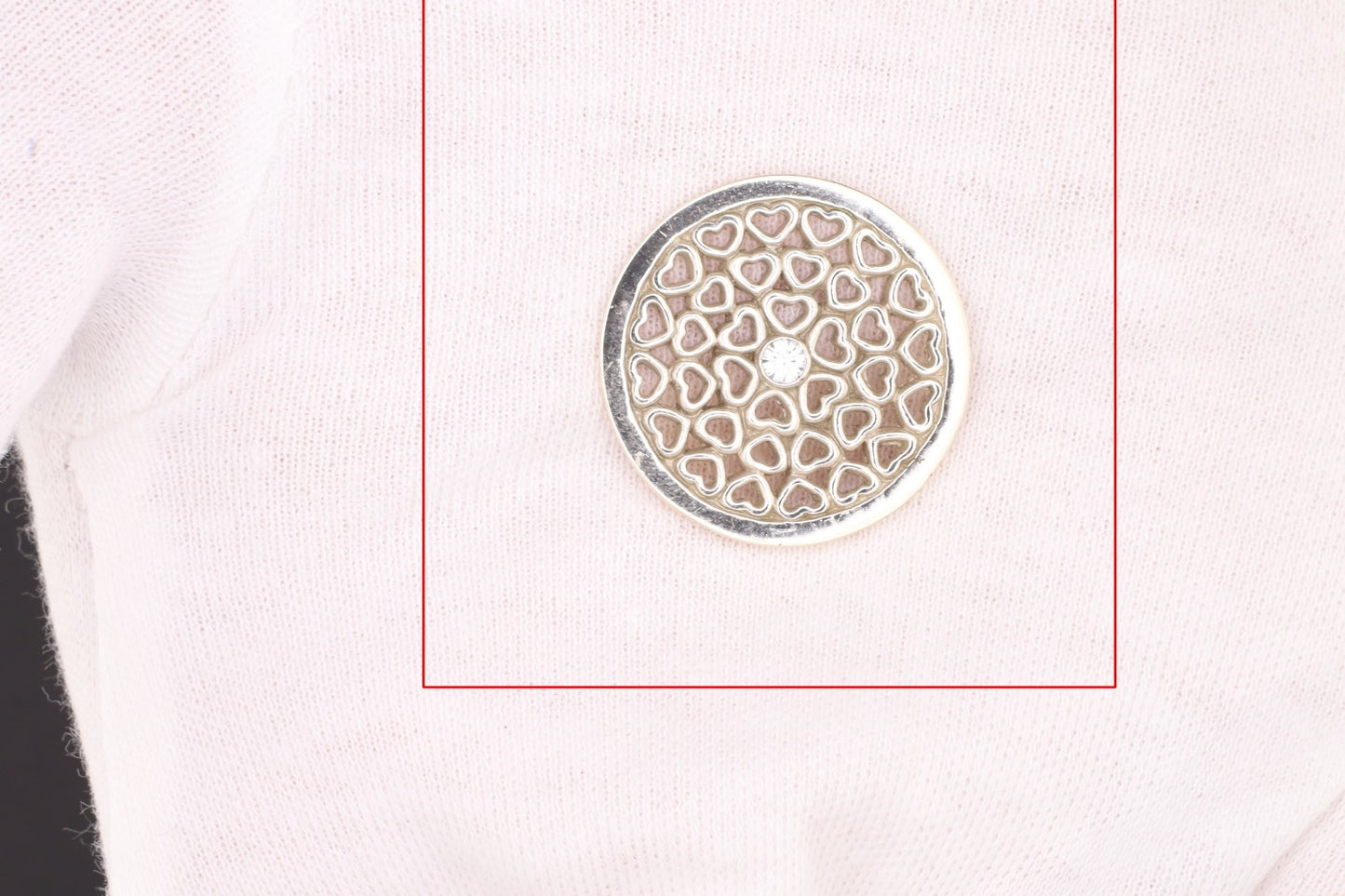 Münze mit Stein(en)