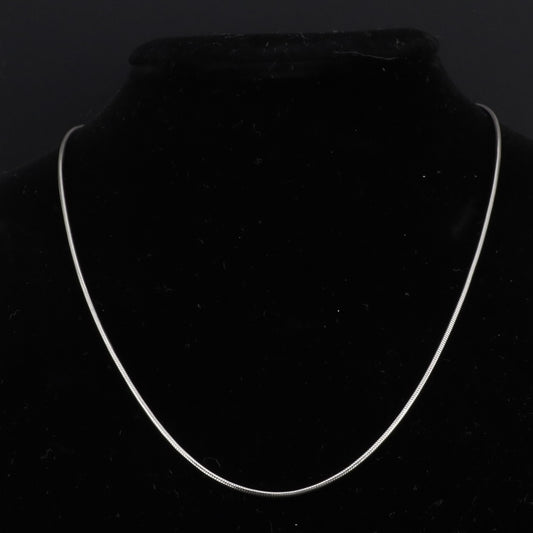 Konvolut 4 Stück - Schlangenkette 40cm