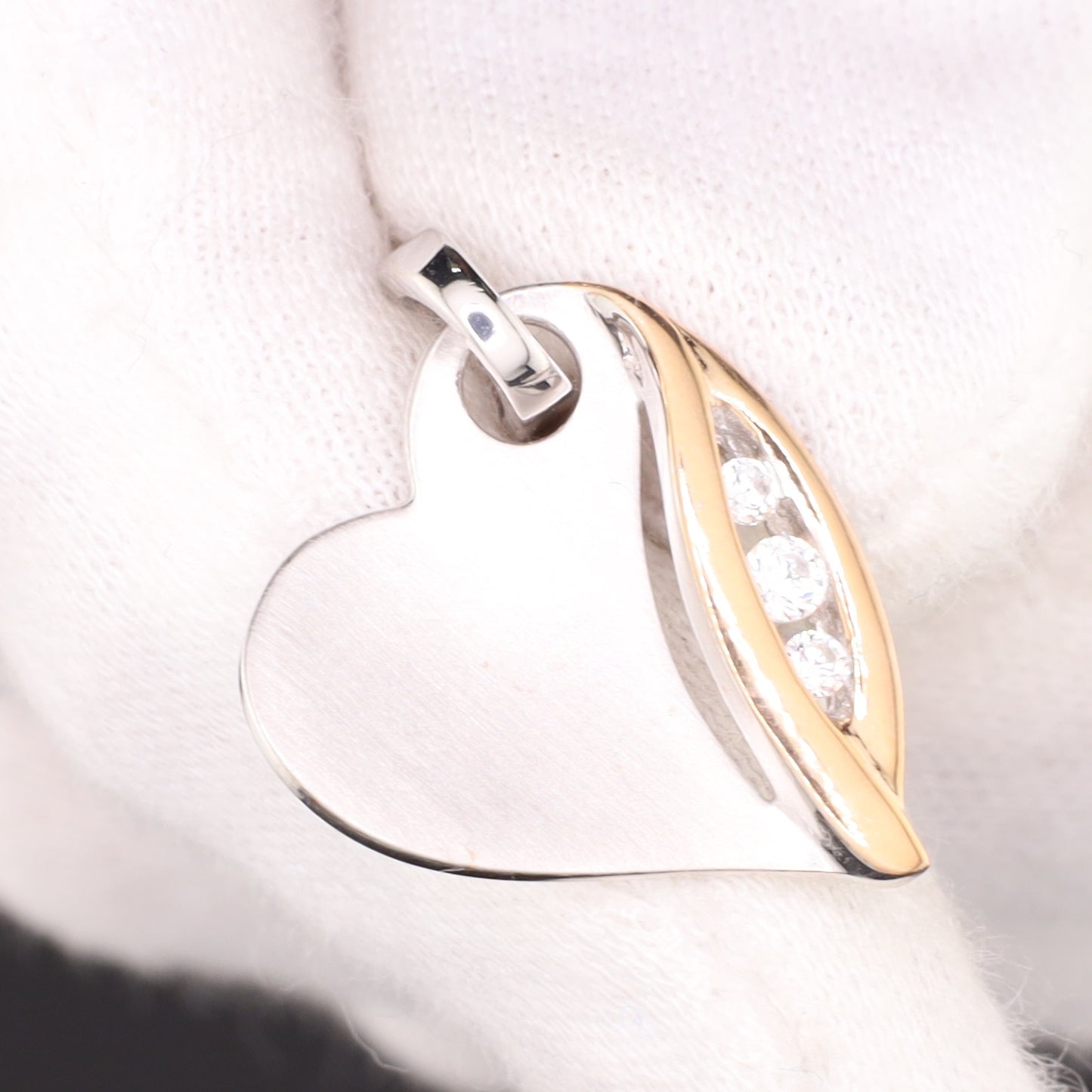 Anhänger Herz Zirkonia