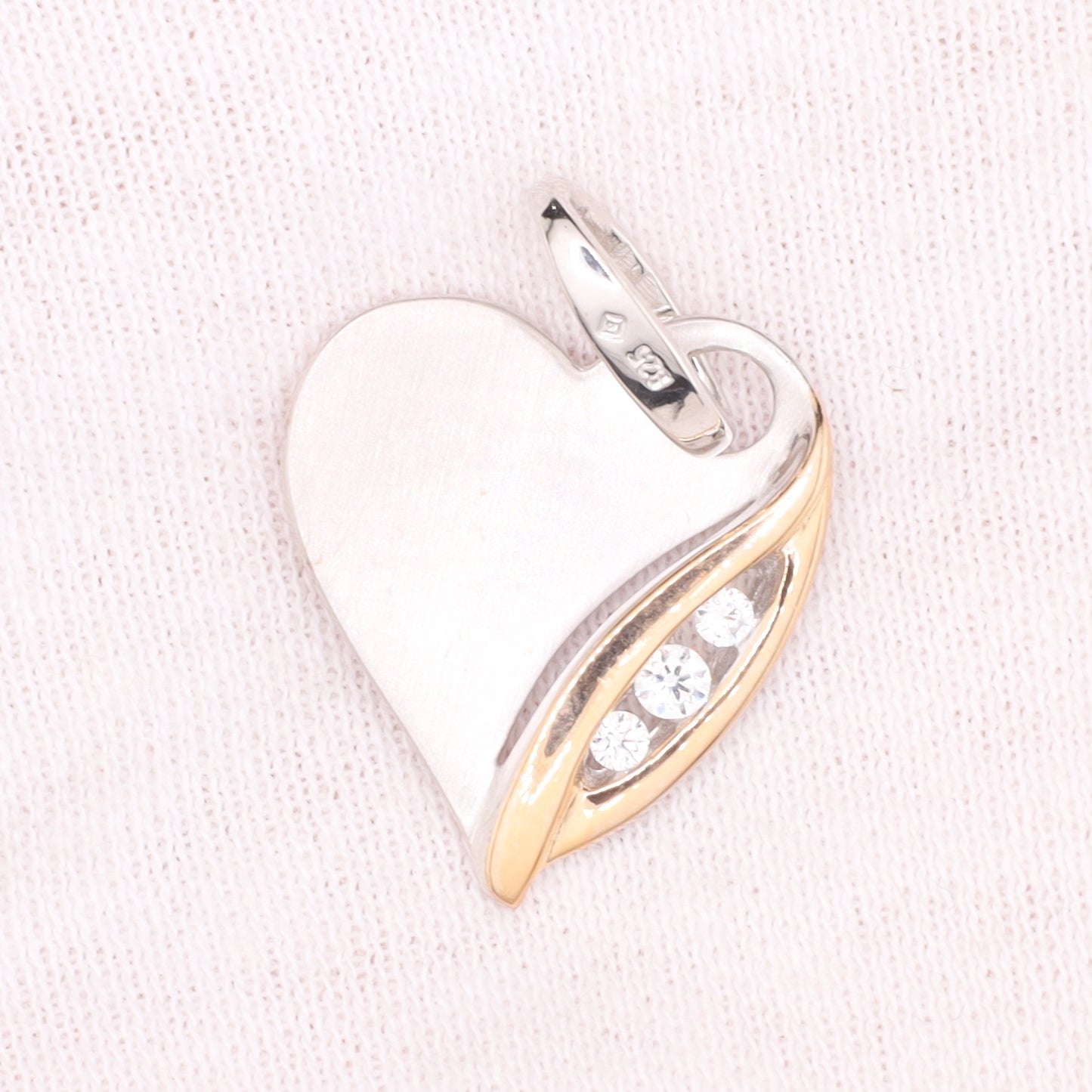 Anhänger Herz Zirkonia