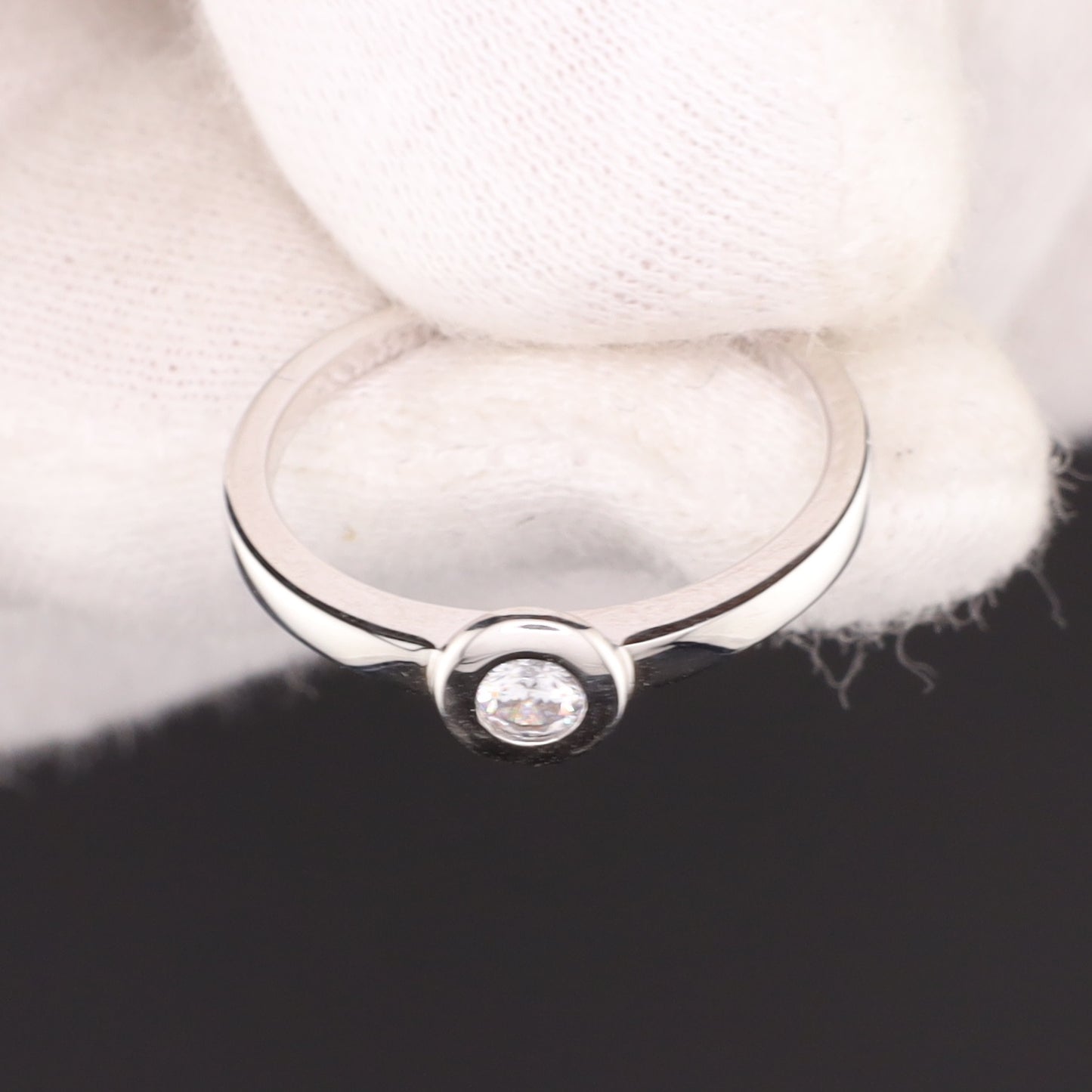 Ring Zirkonia - Größe / Maß 50