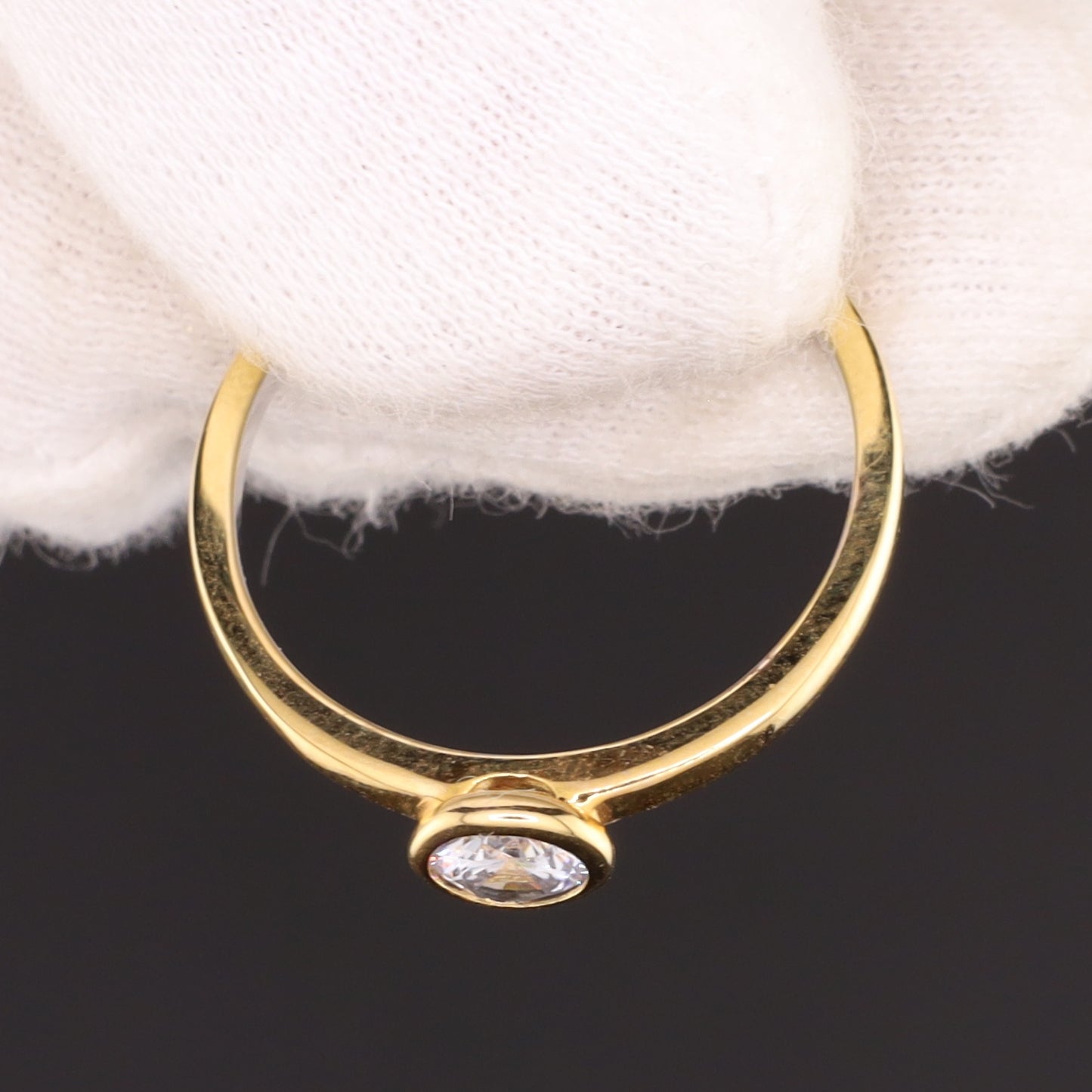 Ring Zirkonia  - Größe / Maß 56