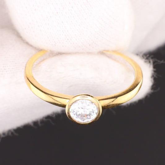 Ring Zirkonia  - Größe / Maß 54