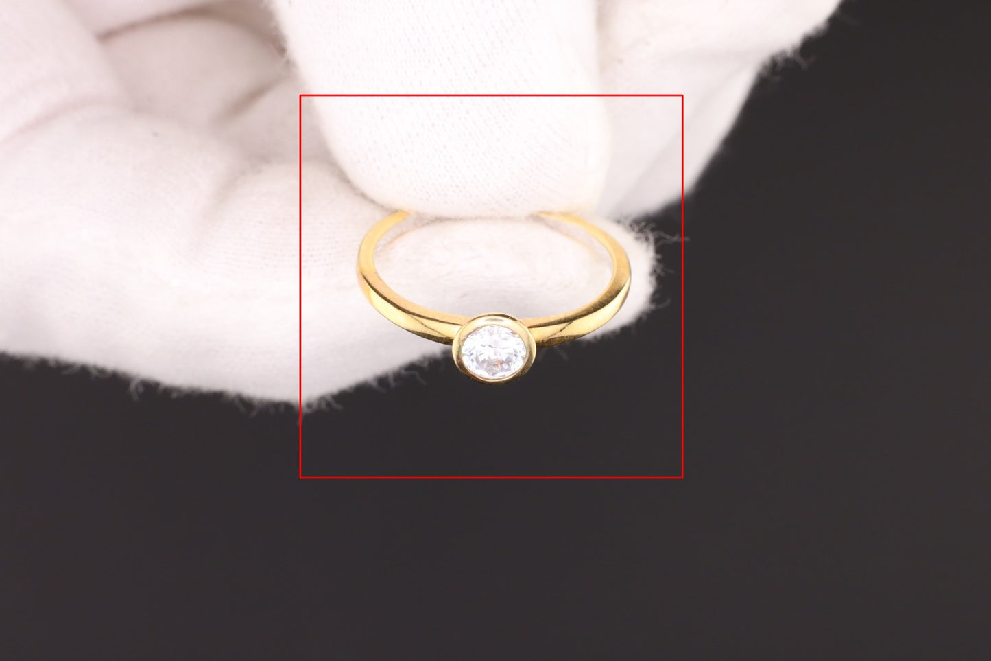 Ring Zirkonia  - Größe / Maß 54