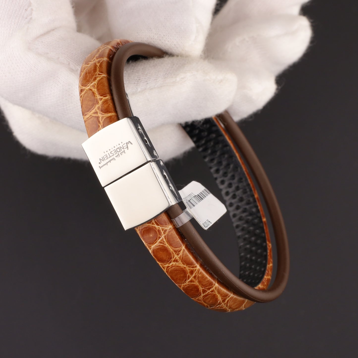 Armband Wendestein Alligator marone