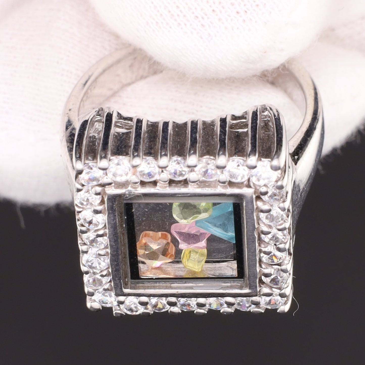 Ring Zirkonia  - Größe / Maß 56