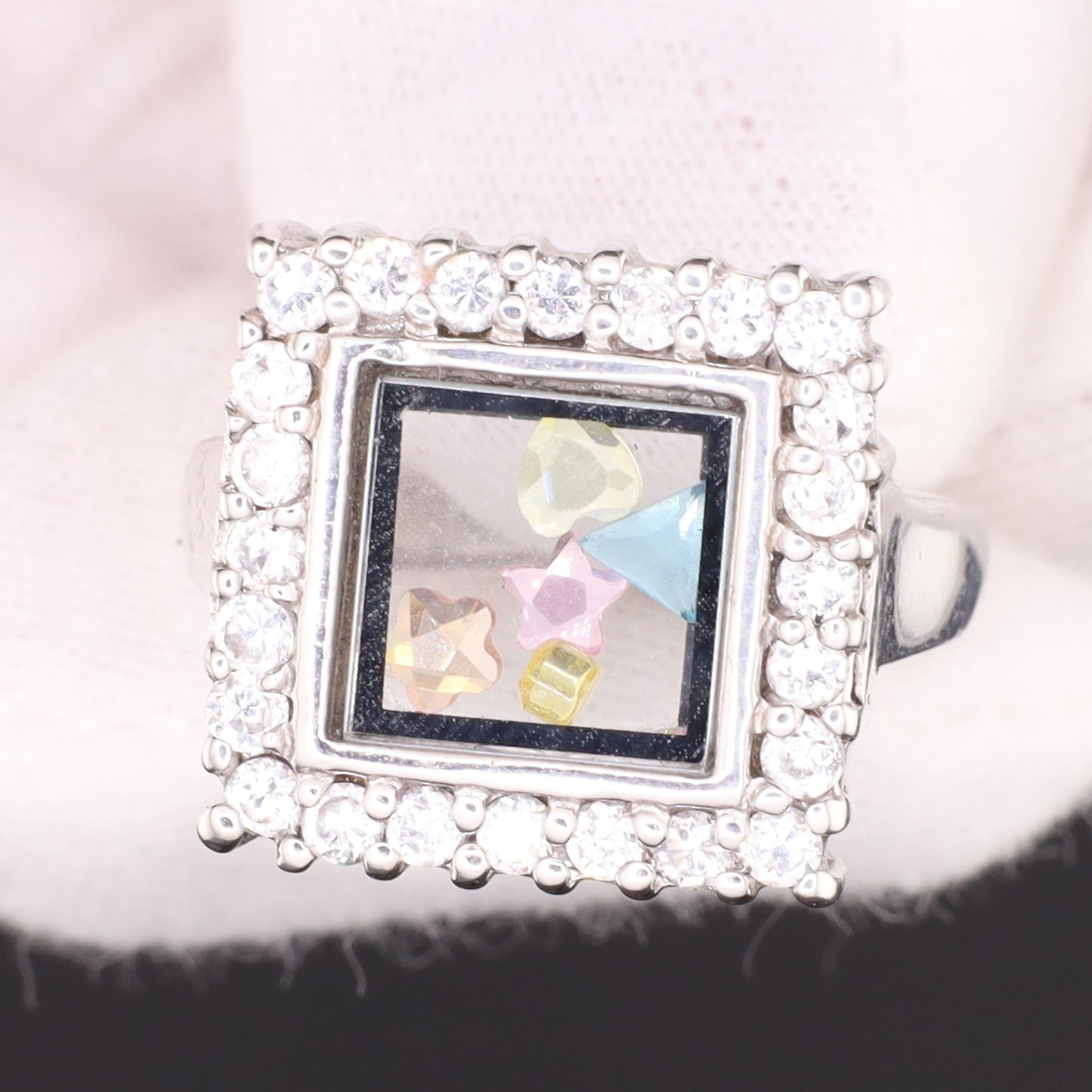 Ring Zirkonia  - Größe / Maß 56