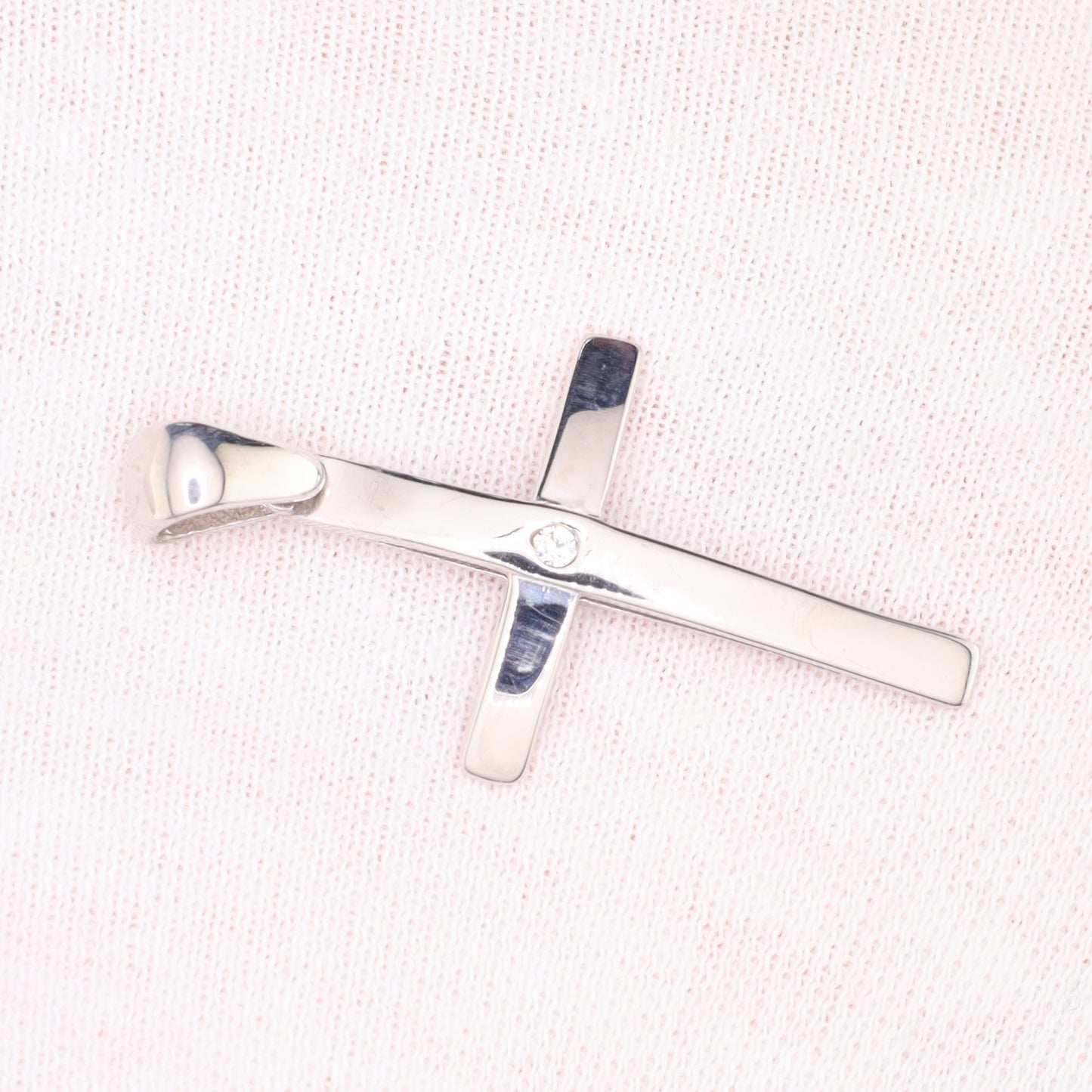 Anhänger Kreuz Zirkonia