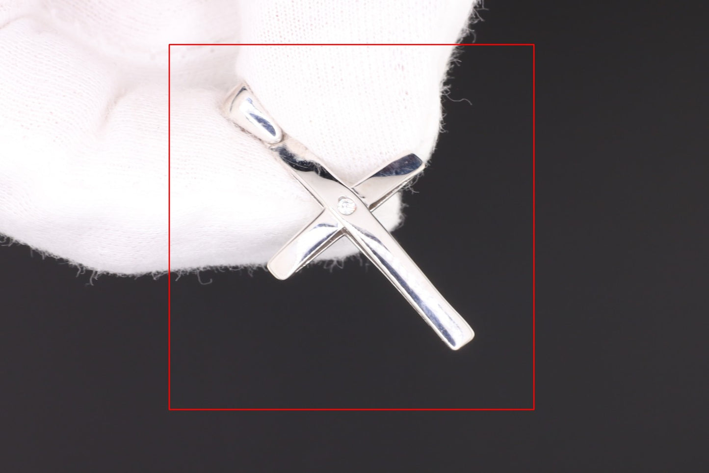 Anhänger Kreuz Zirkonia