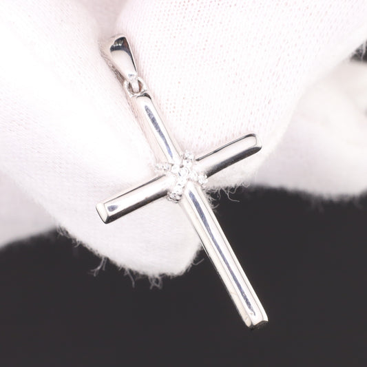 Anhänger Kreuz Zirkonia