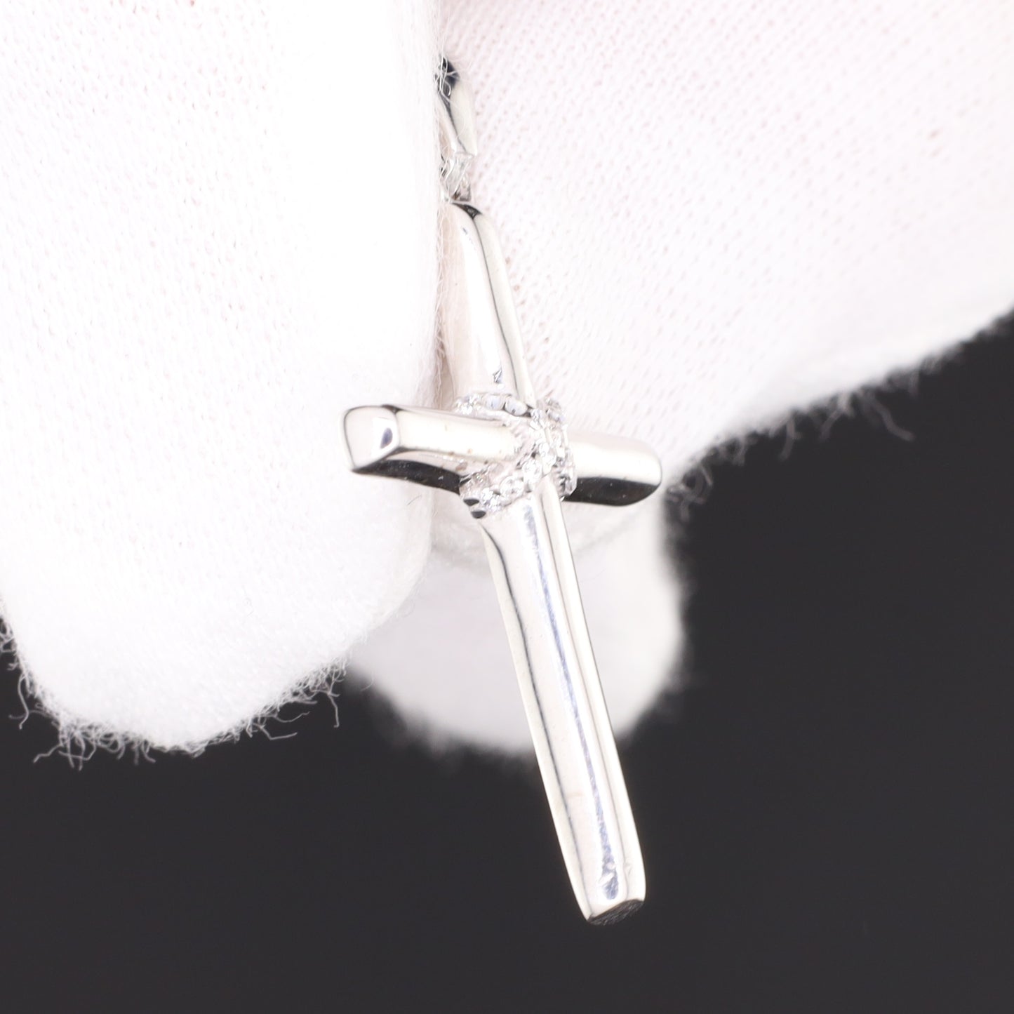 Anhänger Kreuz Zirkonia