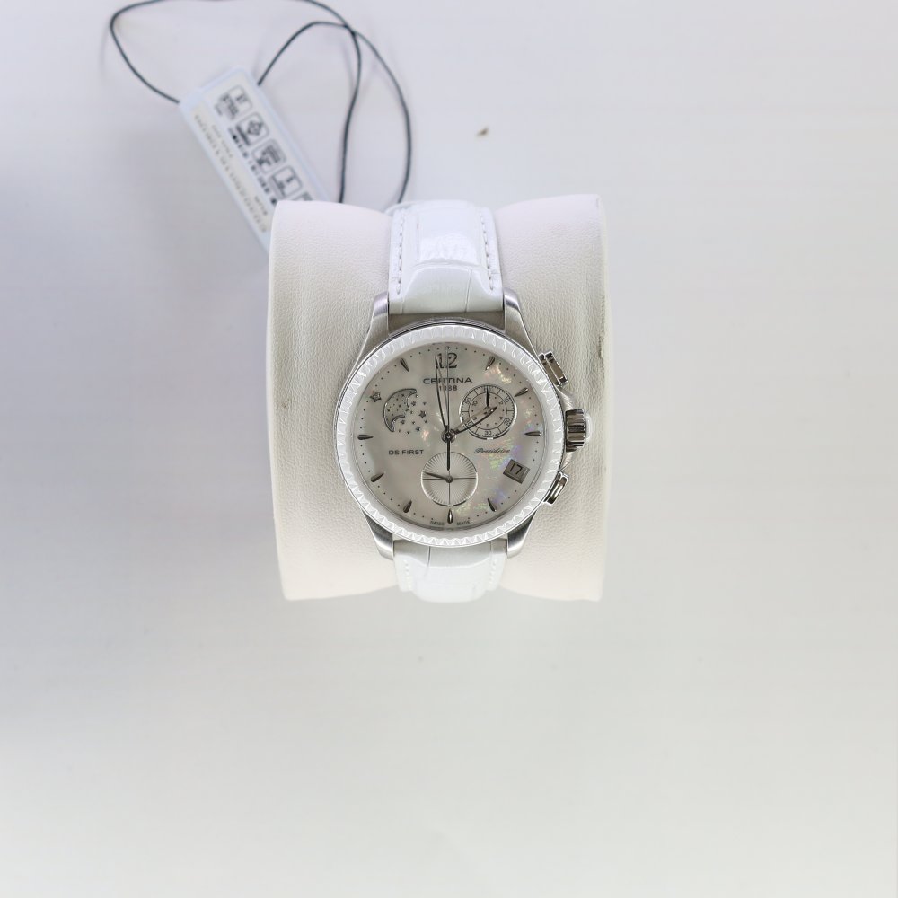 CERTINA DS FIRST/LR/CHRQ MP/STEEL/L. WH