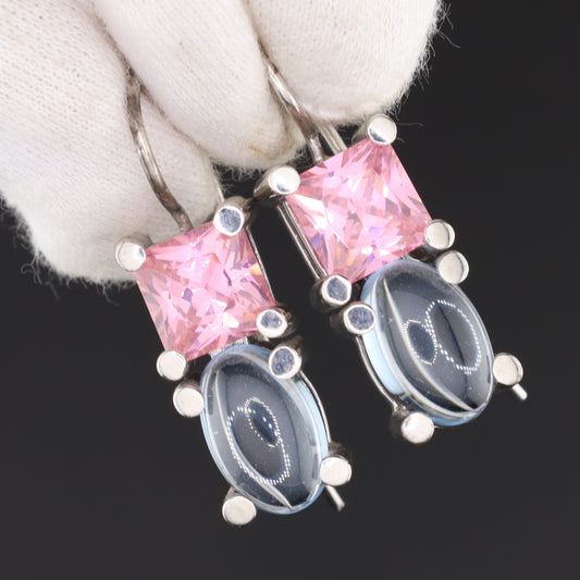 Ohrhaken mit Steinen