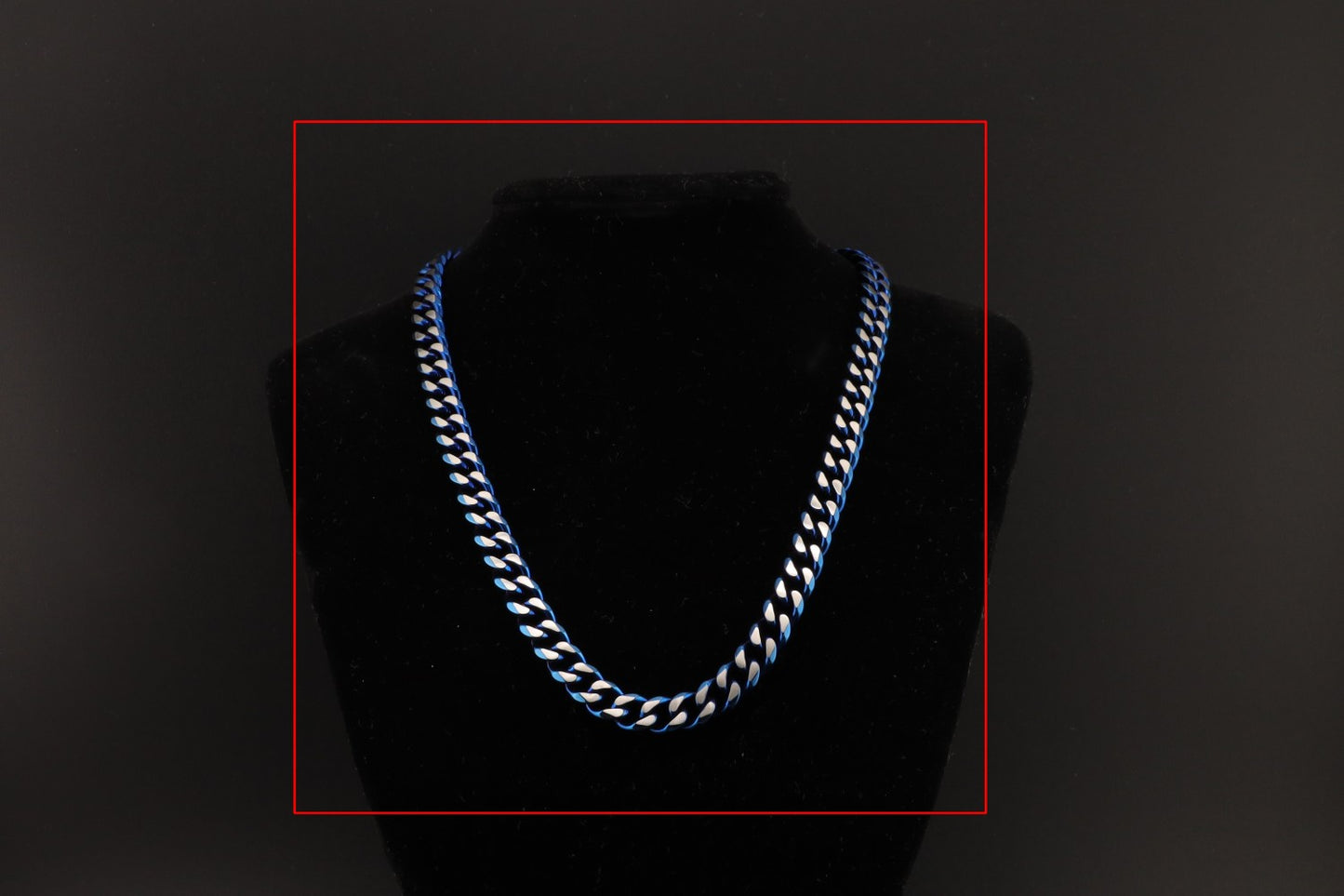 Collier blau Edel
